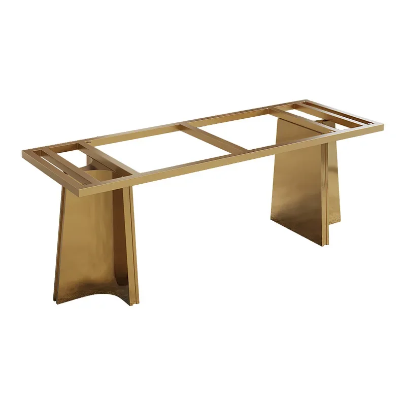 

Italian light luxury table legs, stainless steel table legs, slate marble