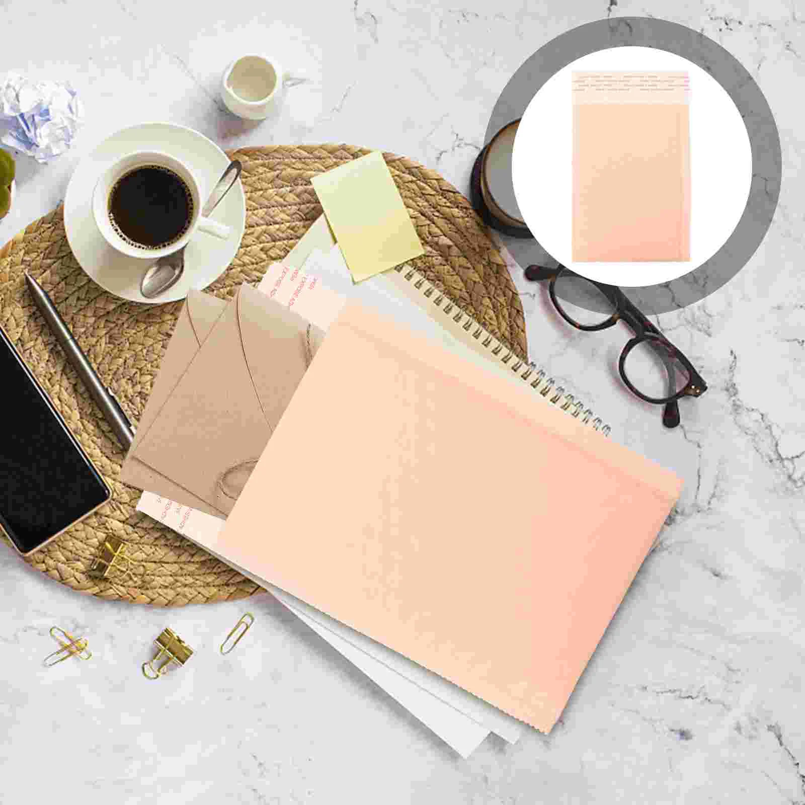 50 Pcs Clothing Book Packaging Shipping Envelopes Poly PE PO Waterproof Wear Resistant Strong Adhesive Sealing Bubble Mailers