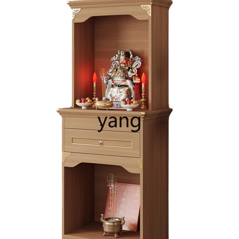 

CX Aluminum Alloy Incense Burner Table Cabinet Bodhisattva God of Wealth Worship Table Buddha Cabinet Altar Cabinet