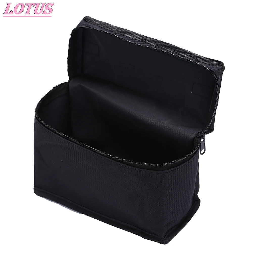 للطي الفن علامات سستة قماش تخزين حقيبة أقلام رصاص عقد 36/48/60/80 قطعة علامات القلم سعة كبيرة سستة الأسود