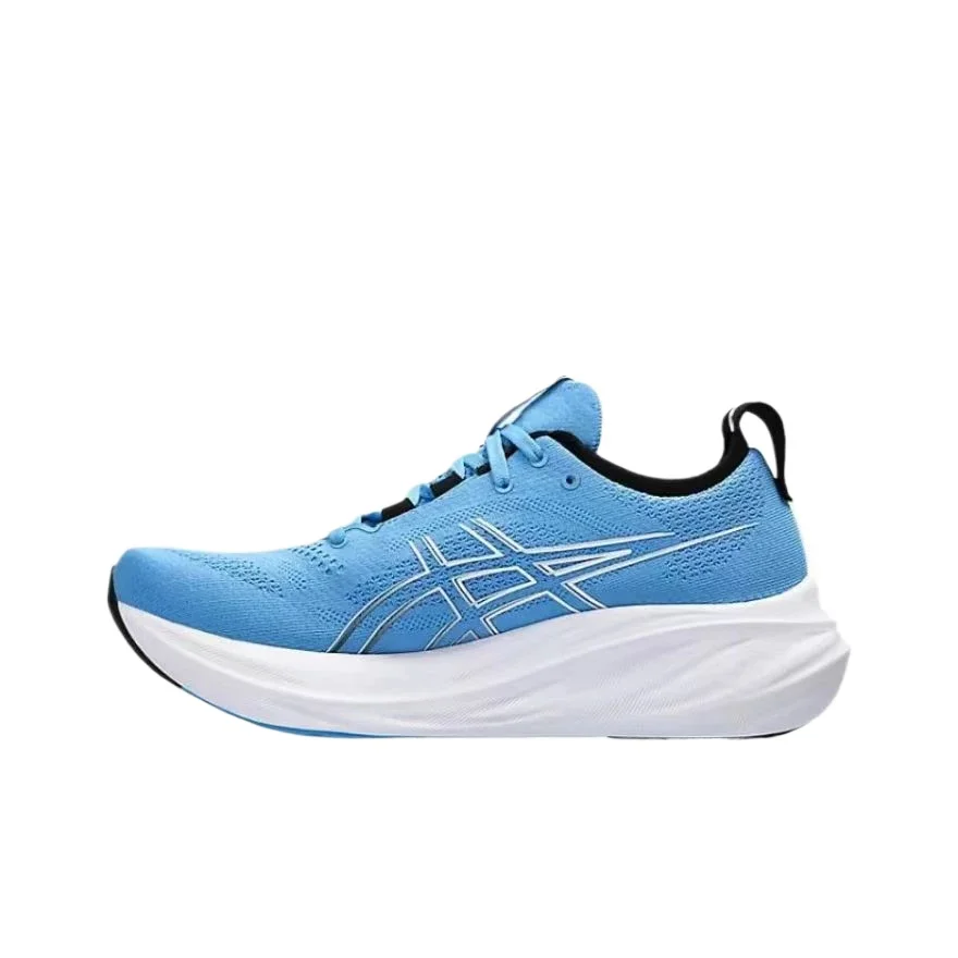 

Original Asics Nimbus 26 Running Shoes Men Cushion Stability Asics Sports Shoes Unisex Sneakers White