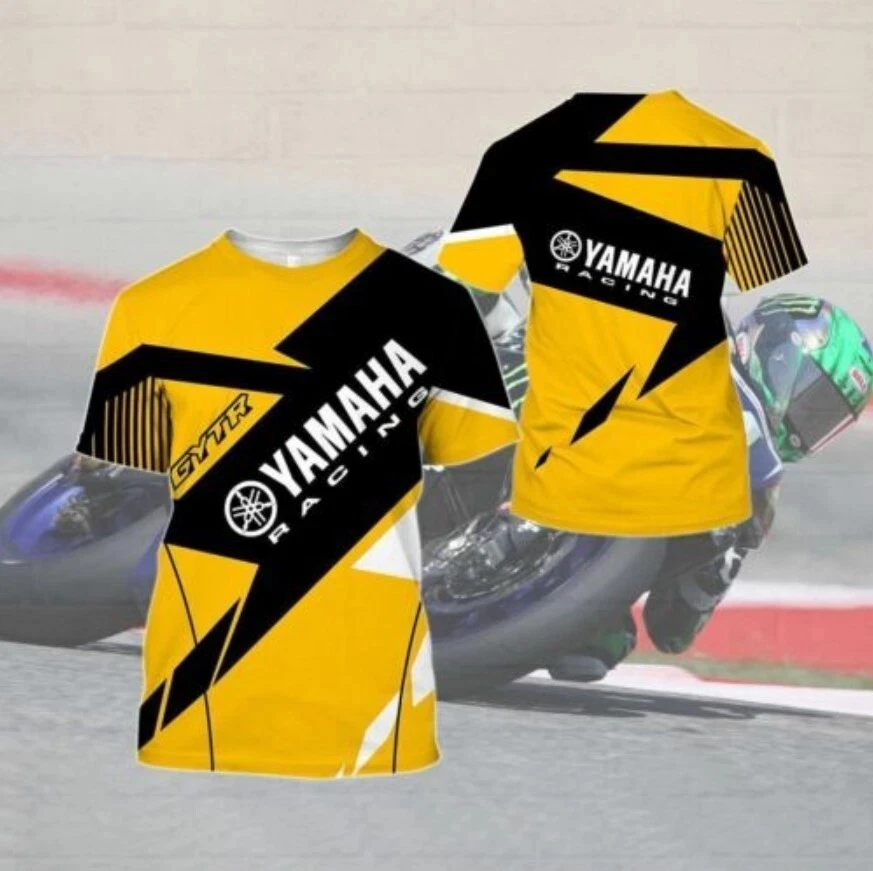 

YAMAHA Motocross Racing Shirt Summer Men Women's Loose Breathable Quick Drying T-shirt Motorcycle Outdoor Fashion Cycling Shirt