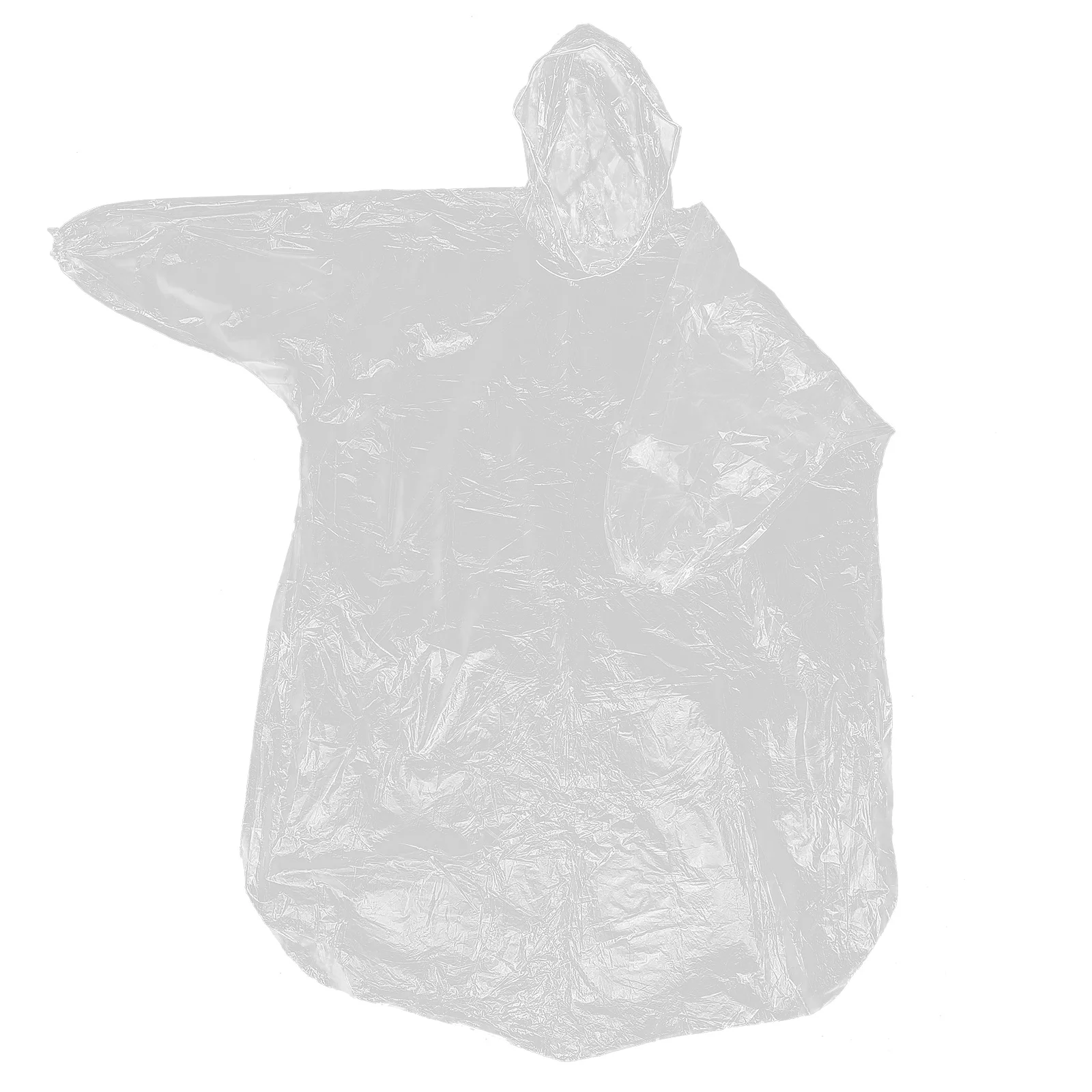 

6Pcs Lightweight Adult Raincoats with Drawstring Hood Emergency Shelter Windproof Waterproof Rain Ponchos for Adults