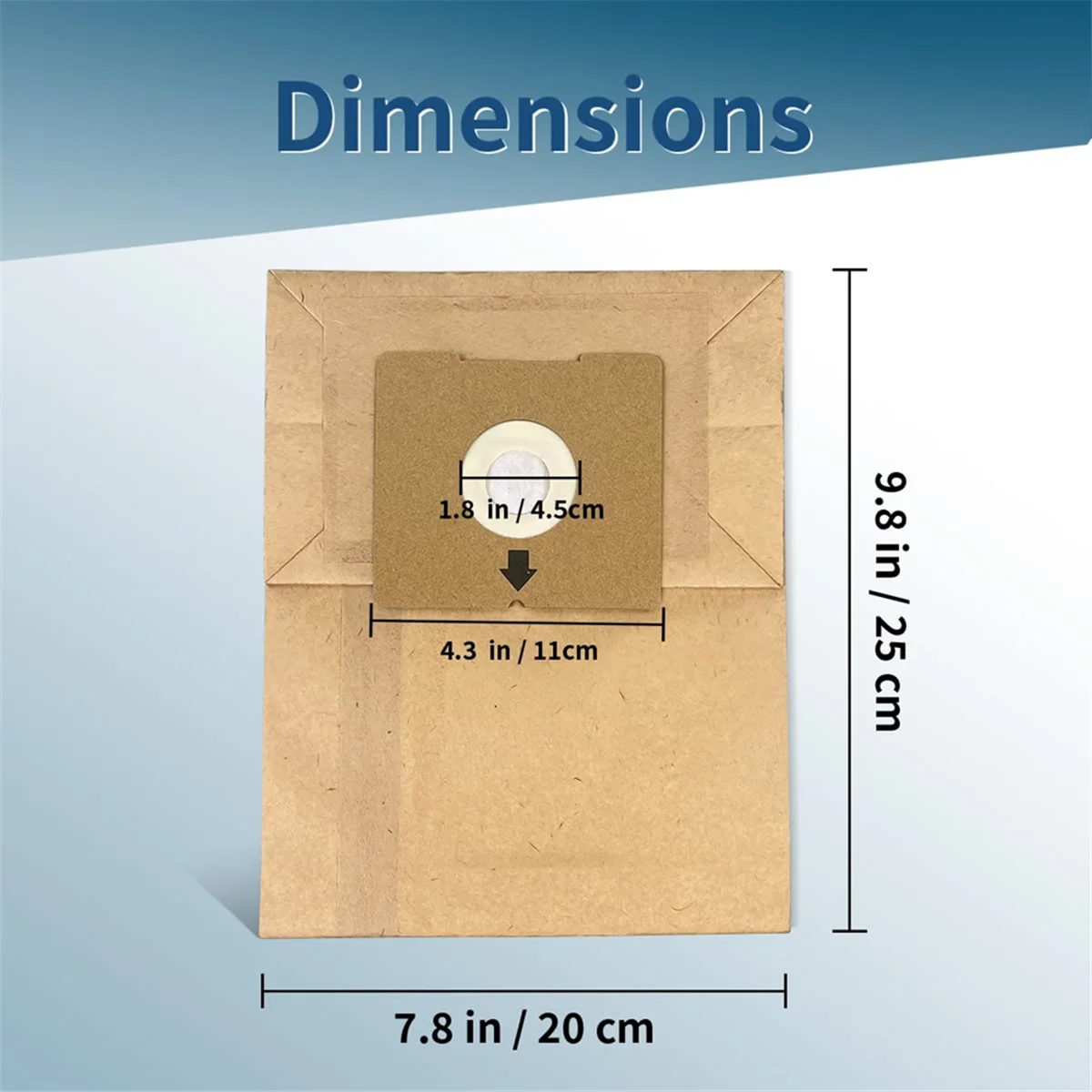 15 عبوة من أكياس المكنسة الكهربائية الكلاسيكية المتوافقة مع مكنسة Bissell Zing 4122، 2154، 1668، جزء كيس الغبار البديل