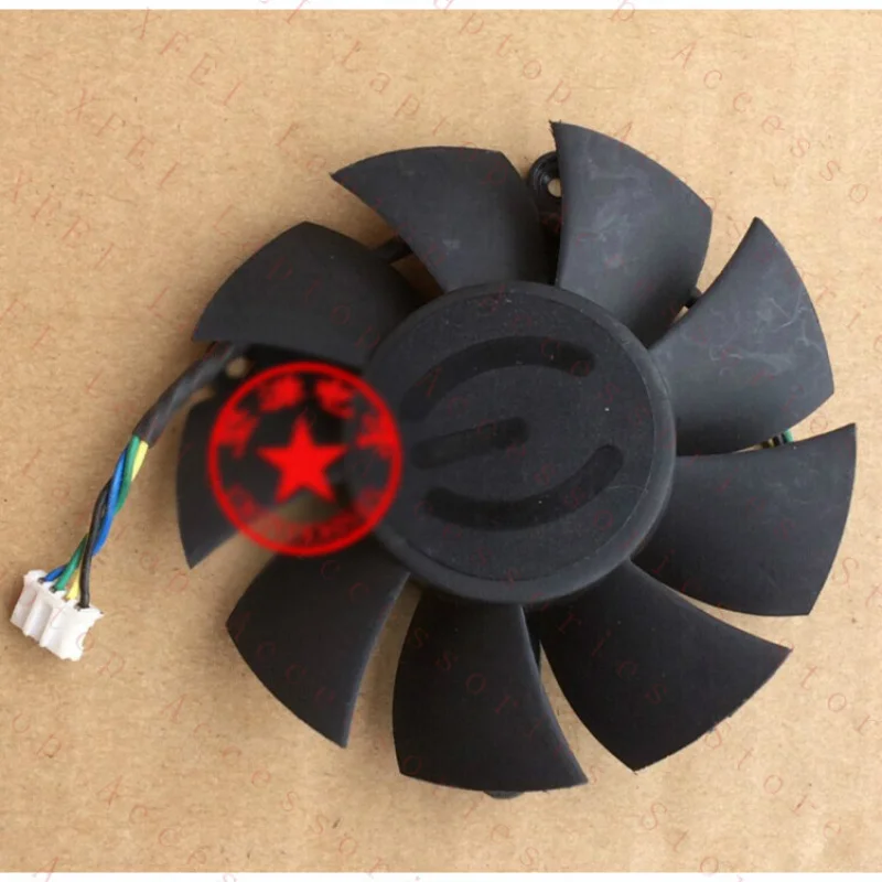 D  1PC for AVC DASB0815B2U Cooling Fan 8015 double ball bearing graphics card fan 4pin