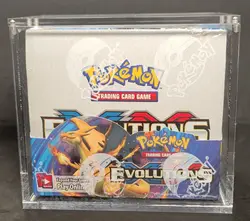 4mm Dustproof Clear Acrylic Cards Display Case Protective Storage Box Collectibles Gift for modern English booster PokemonBox