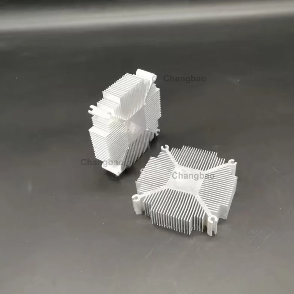 Алюминиевый радиатор 90 мм для светодиодной лампы высокой мощности COB 10 Вт 20 Вт 30 Вт 50 Вт - Радиатор охлаждающего ребра для светодиодного освещения