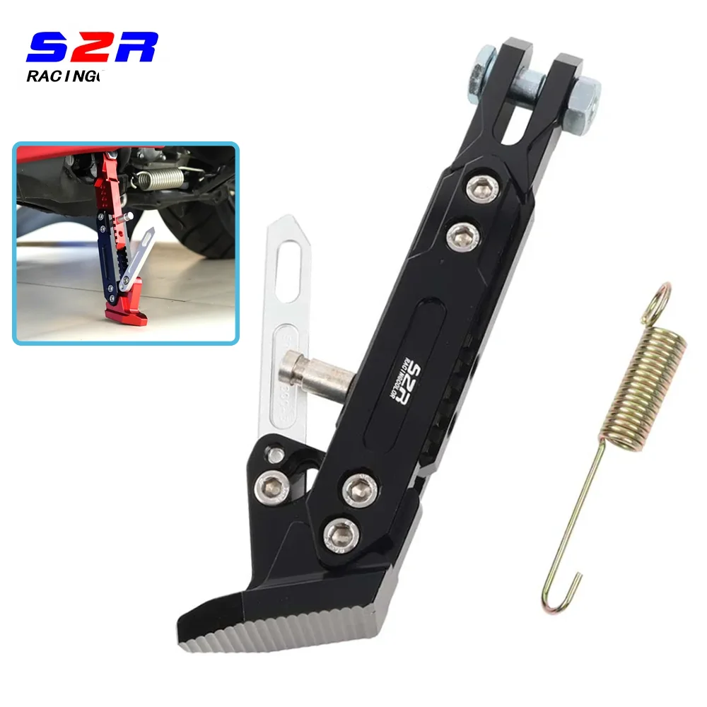 

Motorcycle Accessories Adjustable Kickstand Sidestand Parking Foot Side Stand For Xmax PCX150 TMAX NMAX PCX VESPA XADV PCX 150