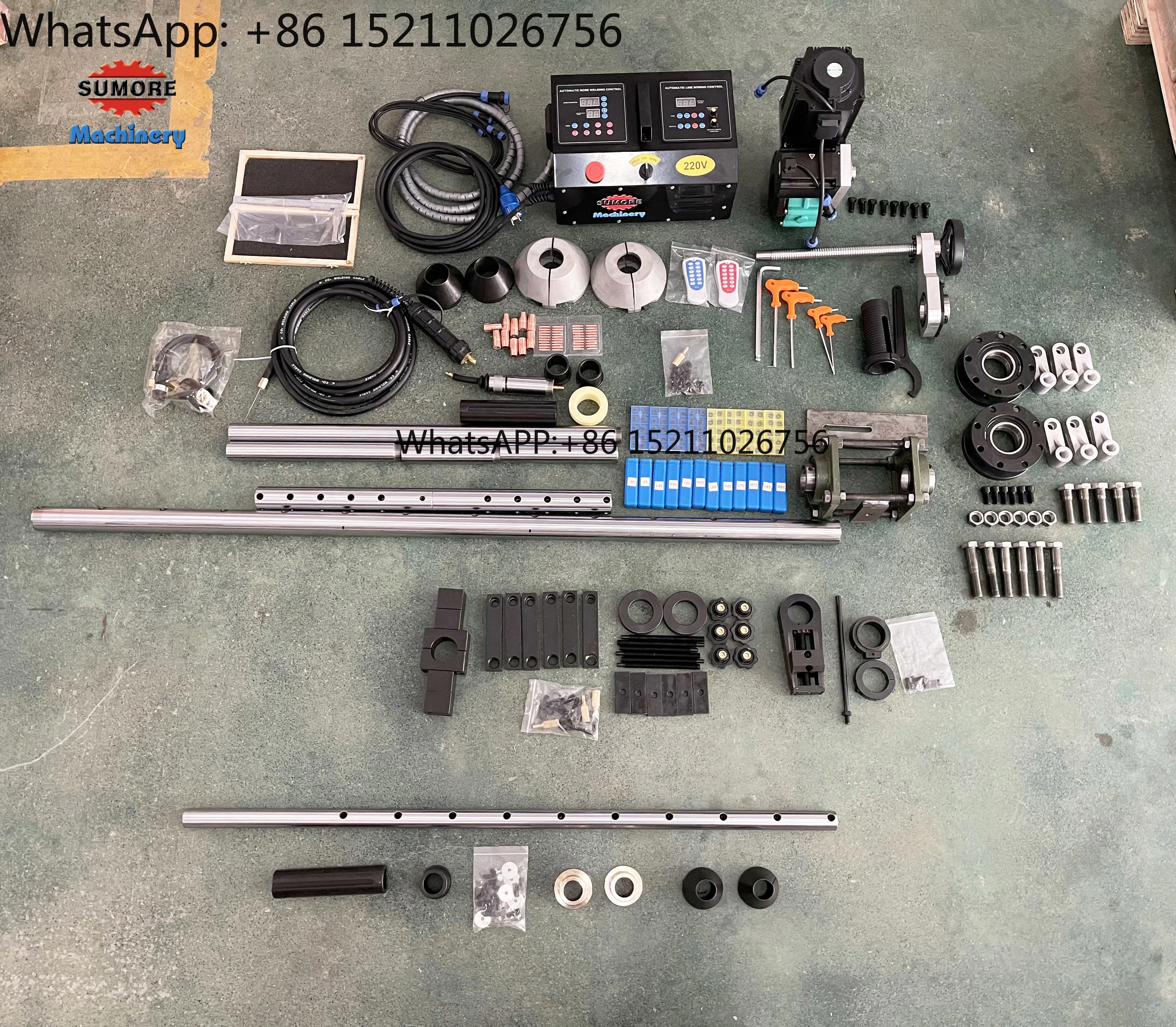 SP50 Automatic Portable Line Boring Machine and Bore Welding Boring Machines for Sale 40-300mm 2 in 1 Line Bore Welding Machine