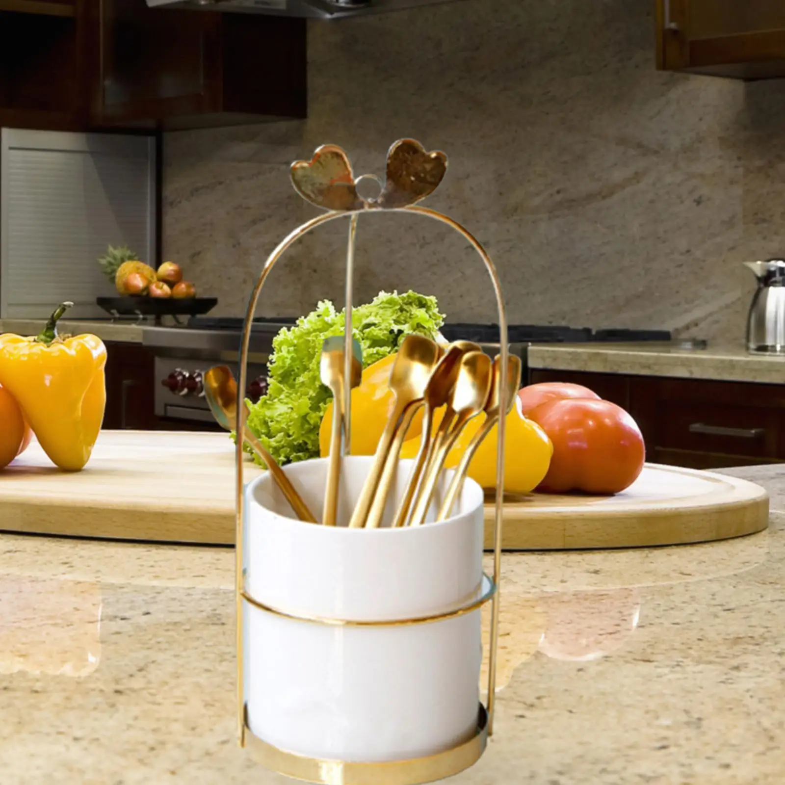 Chopstick Holder Removable Tongs Whisks Forks Utensil Caddy Cutlery Spoon Holder for Household Coffee shop