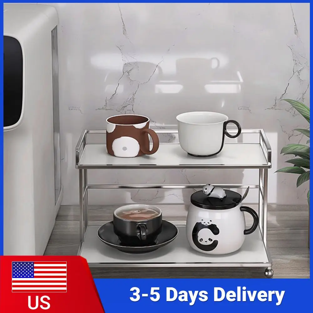 

1 Pcs Dressing Table Storage Rack Nordic Style Acrylic Vanity Organizer Metal Makeup Counter Organizer for Home Living Room