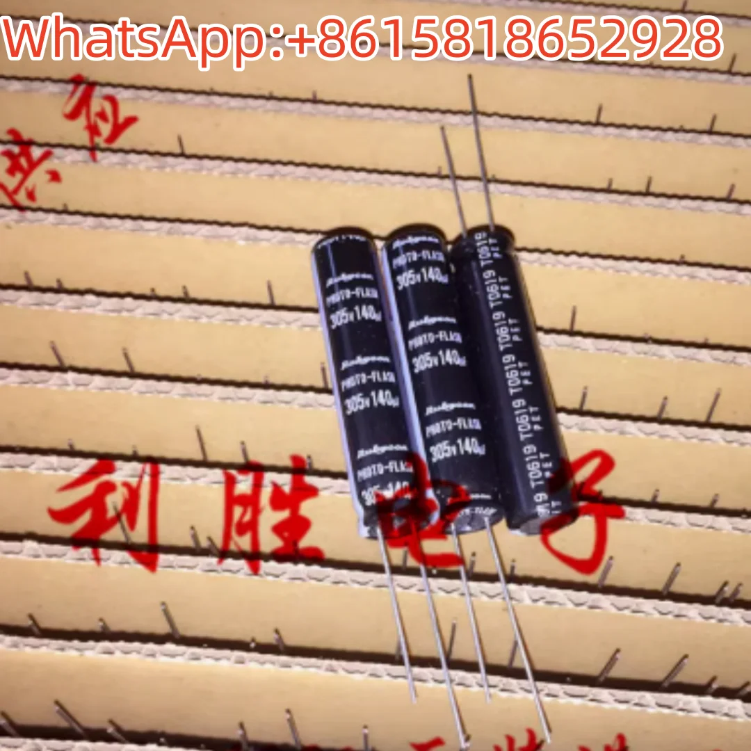 

5pcs 305V 140UF 10*45 Japan Ruby PHOTO-FLASH flash lamp capacitors replacement for 330V 140UF