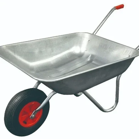 WB5204c Cheap Wheelbarrow Galvanized or Powercoating Tray 65L