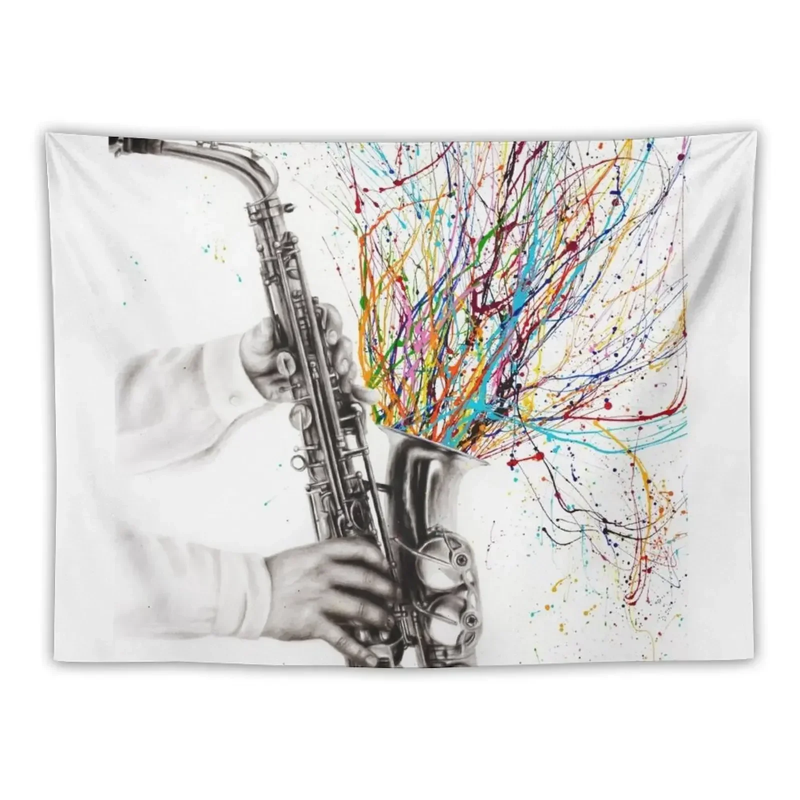 

The Jazz Saxophone Tapestry Aesthetic Room Decor Decoration Aesthetic Tapestry