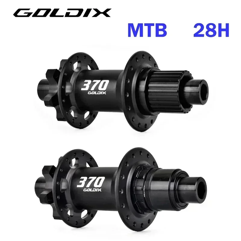 

GOLDIX M370 36T Ratchet Bicycle Hubs 28Hole J-Bend Spoke 6-Bolt Disc Brake 4pcs Seal Bearing Mountain Bike Hub HG/MS/XD Hub Body