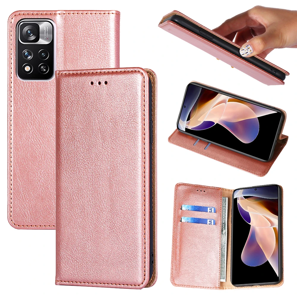 Wallet Card Slot Magnetic Flip Leather Case For Xiaomi Redmi Note 12S 12 Pro 11 5G 11S 10 5G 10S 9S 8T 7 Redmi 12C 10C 9 11T Pro