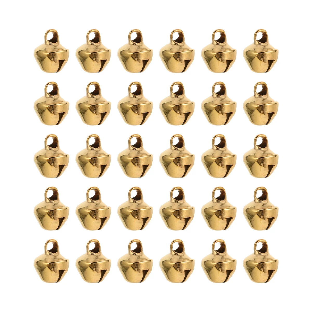 

600Pcs 6mm Mini Metal Jingle Bells Christmas Bells DIY Craft Jewelry Accessories Holiday Decoration Ornaments Jewelry Accessory