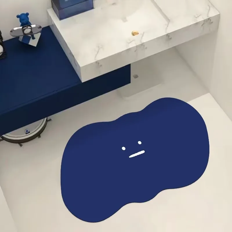 

VIKAMA Bathroom Door Absorbent Floor Mat Foot Mat Household Toilet Toilet Soft Diatom Mud Toilet Quick Drying Non-Slip Mat