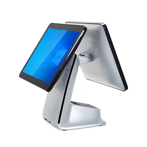 15,6 tums Windows POS-system i5 Win10 pekskärm kassaregister 58 mm termisk skrivare restaurang ECR-terminal stationär POS 12 best sales POS-terminalmaskin - №5