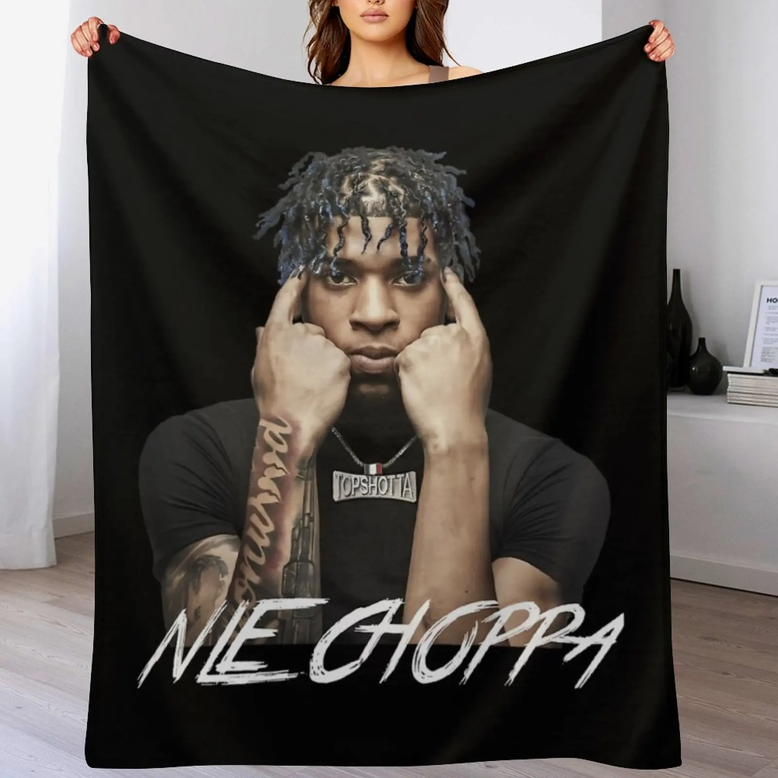 

NLE It's Getting Hot - NLE Tour Throw Blanket Soft Plush Plaid halloween Luxury St Sofa Quilt Blankets