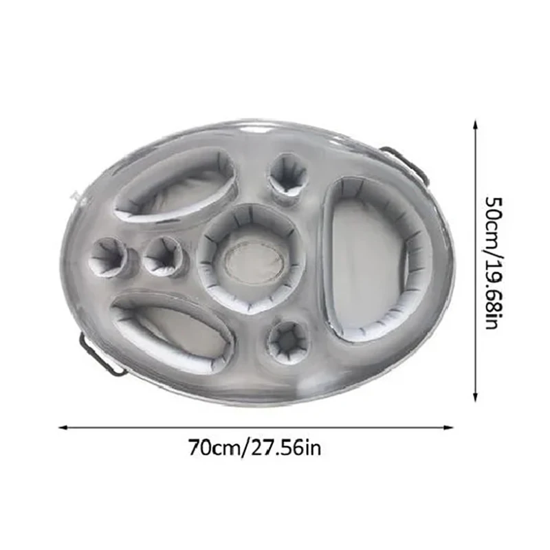 Summer Sea Bucket Cup Holder Inflatable Pool Beach Swimming Play Family Party Float Beer Drink Tray Cooler Table Toy Accessories