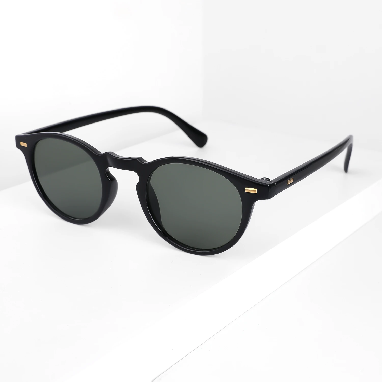 Kleine runde Sonnenbrille, stilvolle Sonnenbrille für Damen und Herren, Retro, klassisch, Multi-Style-Auswahl, Reisen, Einkaufen, Wandern, UV400 – Detail 8