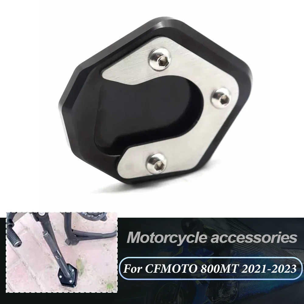 

For Cfmoto 800MT 800 MT 2021 2022 2023 Motorcycle Kickstand Foot Side Stand Extension Pad Support Plate Enlarge