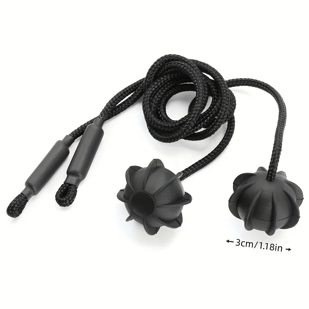 

2Pcs Car Rear Shelf Straps Ball Holding Cord Vehicle Tailgate Lanyard Trunk Storage Package Tray Lid Rope Adjustable Nylon Sling