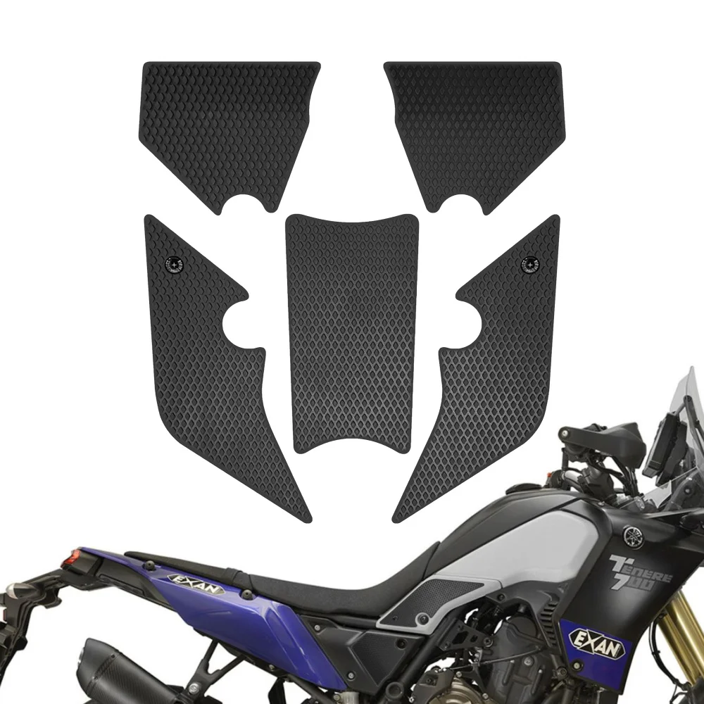 

Motorcycle Tank Traction Pad Anti Slip Sticker Gas Knee Grip Protector For Yamaha Tenere 700 2019 to 2024