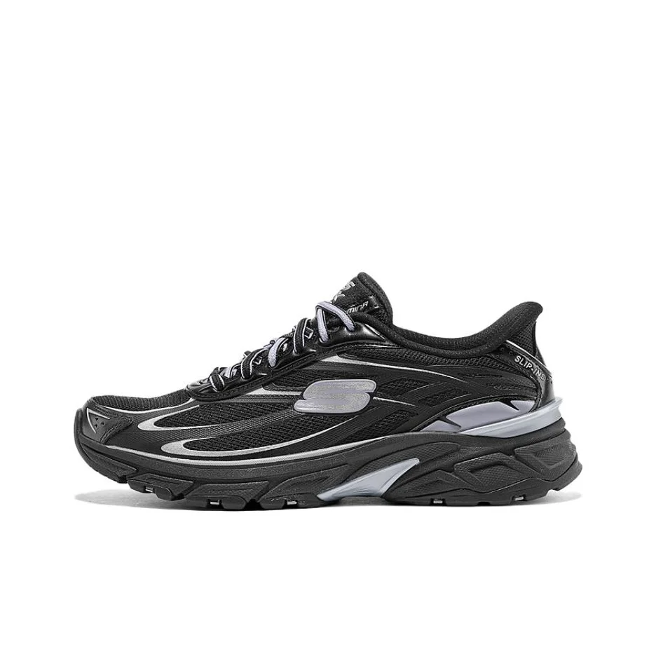 Skechers SILVER WING Abrasion Resistant, Breathable, Lightweight Abrasion Resistant, Breathable, Lightweight Low top 150714-BKSL