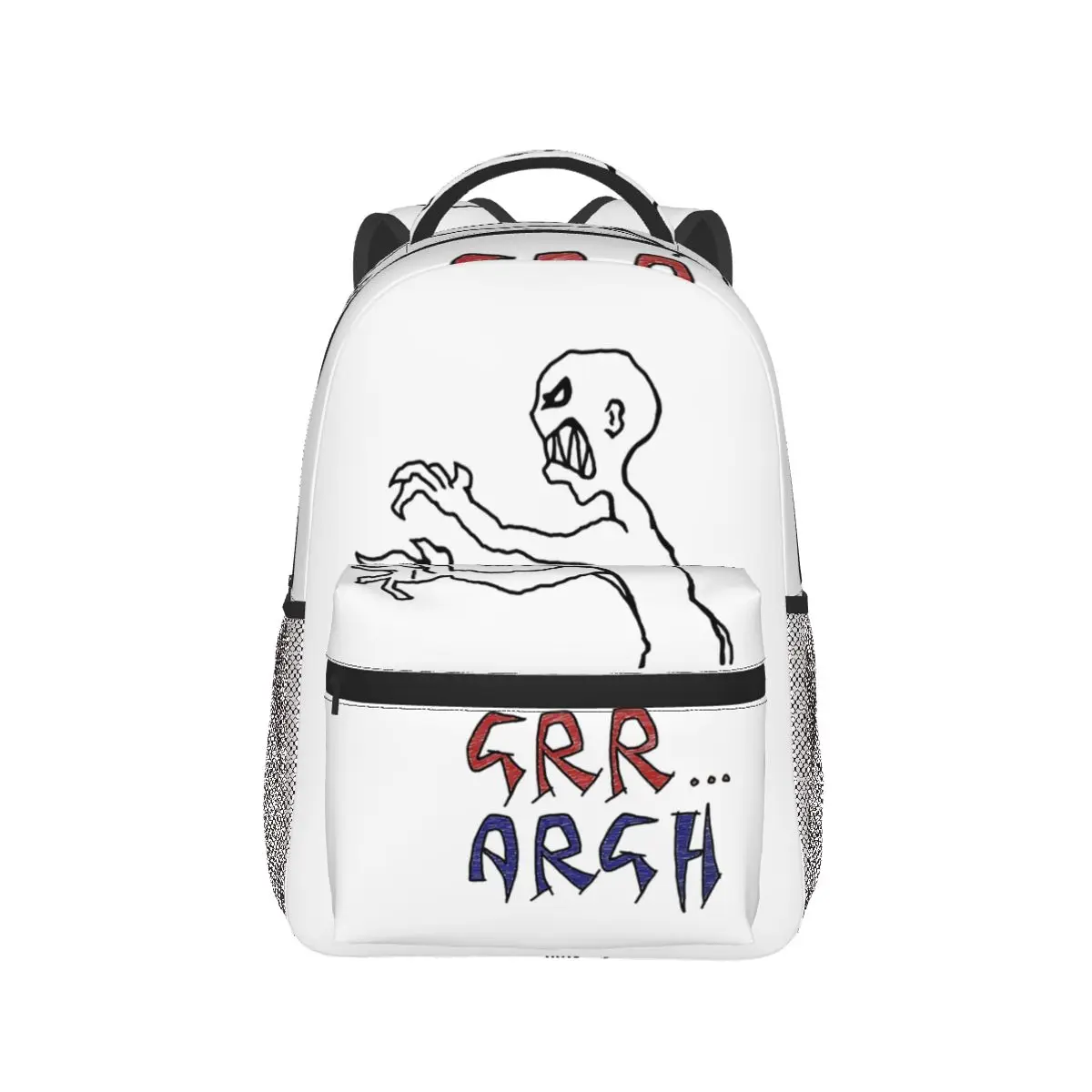 Grr...argh With Colour Backpack Hot Sale Daypack Large Capacity Children BookBag School Bag Shoulder Bags for Men Women