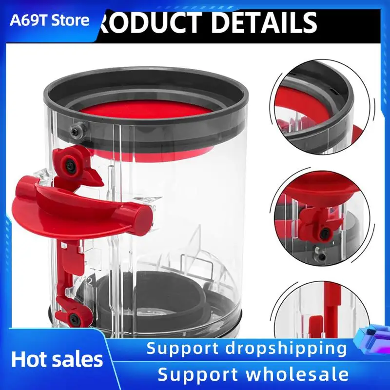 

A69T 2X Dust Bin For Dyson V12 Slim Vacuum Cleaner Canister, Replacement Dust Collector Robot Vacuum Cleaner Dust Bucket