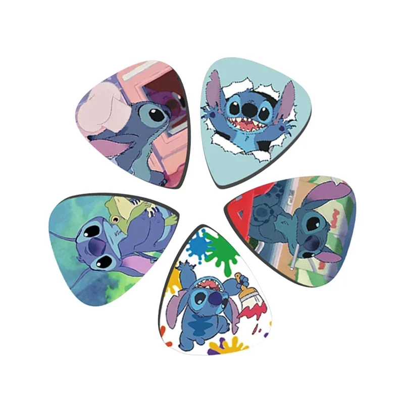 10 stks Disney Cartoon Stitch Gitaar Pick Akoestische Gitaar Bas Ukelele Levert Leuke Anime Instrument Gitaar Accessoires Geschenken