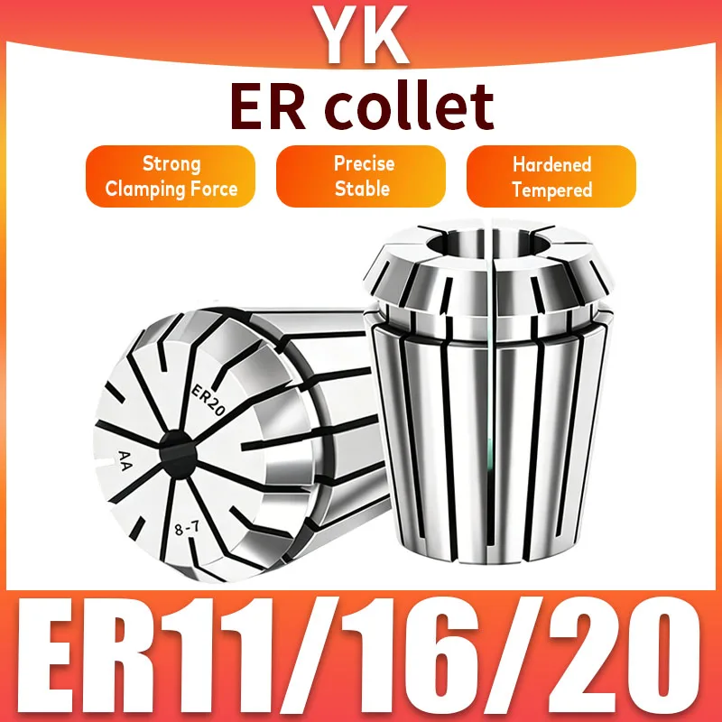 ER Spring Collet ER11 ER16 ER20 precision 0.003mm 0.005mm 0.008mm 0.015mm for CNC Engraving Machine Milling Tool Holder