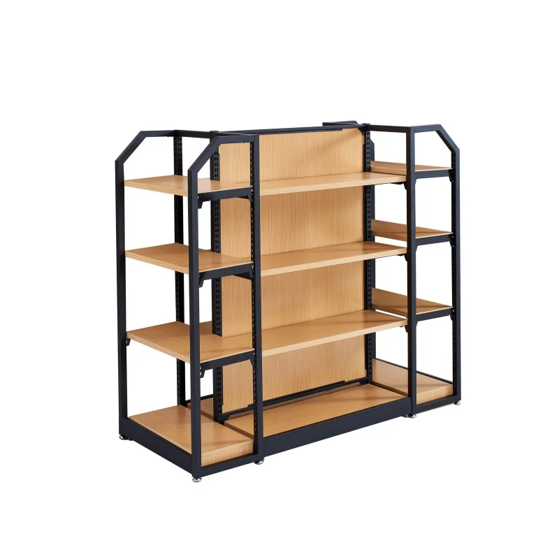 Benutzer definierte, Holz Supermarkt Obst und Gemüse Display Stand Rack Regal Ausrüstung