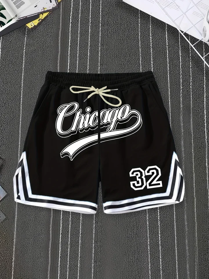 

Summer 2026 new 3D digital 32 print casual, fashionable, sporty, soft, comfortable, lightweight and breathable men's shorts
