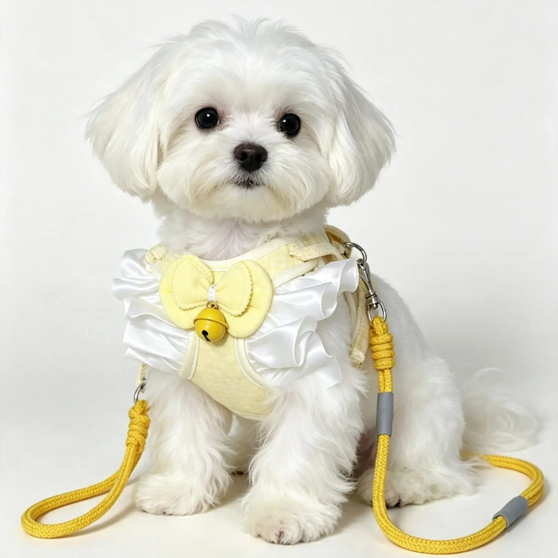 Cartoon Pet Harness and Leash Set for Cat Dogs Collars Cats-No-Pull Reflective Padded Vest Adjustable Soft Mesh Dog  Harnesses view 5