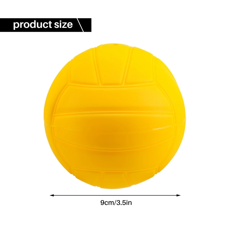 Viminston Roundnet Game Ball Replaceable Competitive Balls Mini Volleyball 3-Pack With Pump