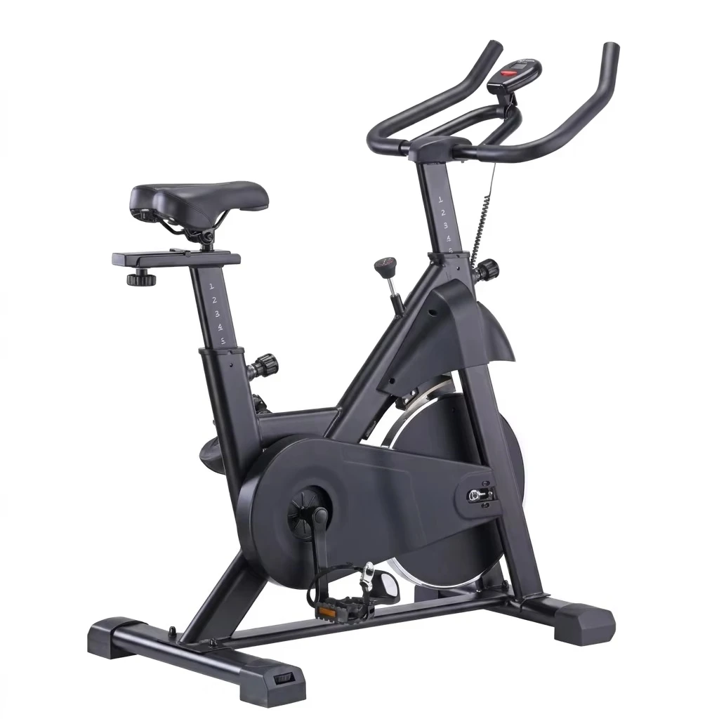 Channel‑Ready 125kg Capacity Exercise Bike,Vertical Handlebar Belt‑Drive Stationary Bike For Home Use