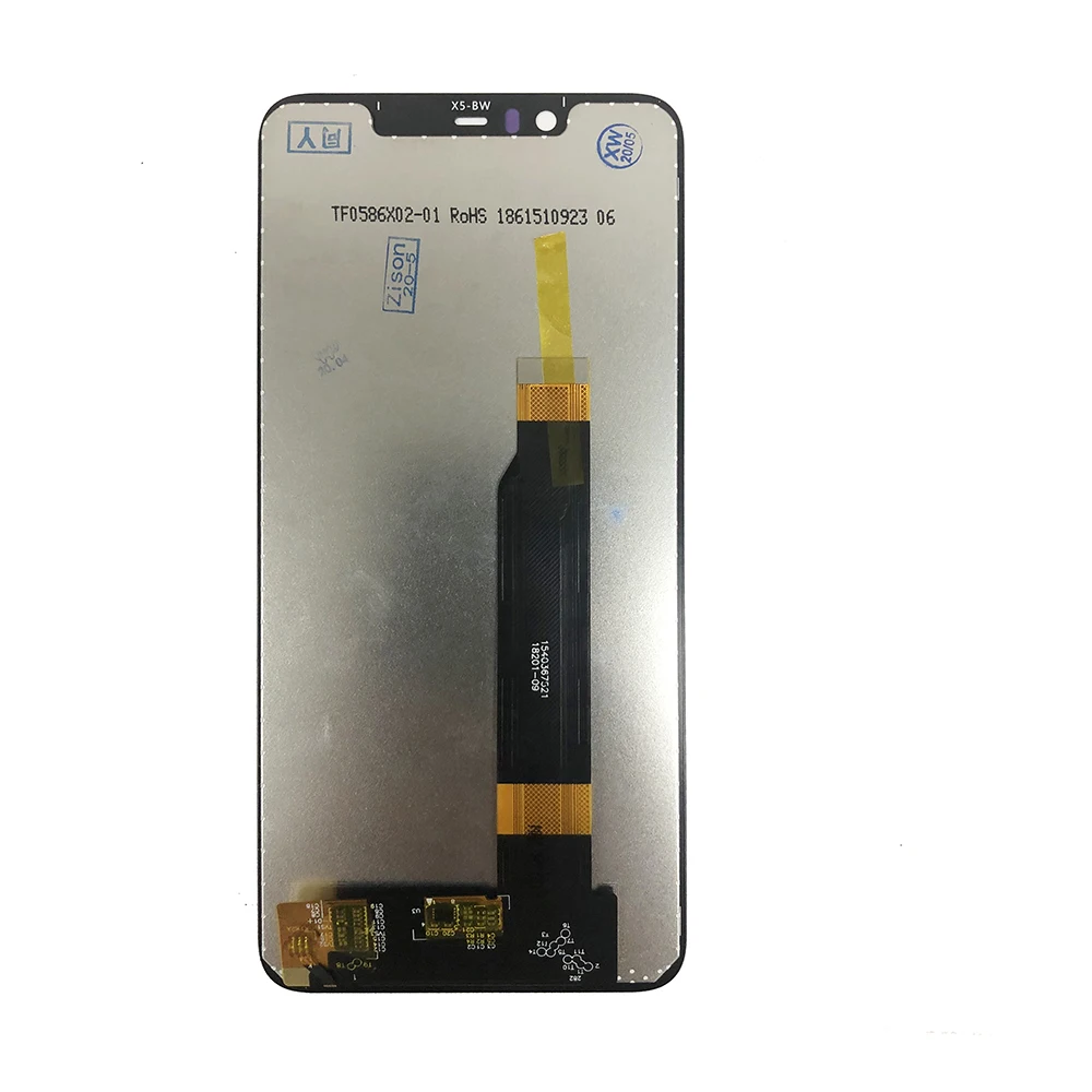 5.86 "จอแสดงผล IPS สําหรับ Nokia 5.1 plus TA-1120, TA-1105 หน้าจอ LCD Touch Panel Digitizer กรอบสําหรับ Nokia X5