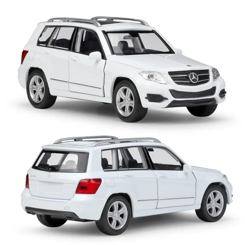 WELLY 1:36 High Simulation Metal Model Toy Car Mercedes Benz GLK Classic Alloy Diecast Pull Back Car Toy Collection For Kid Gift