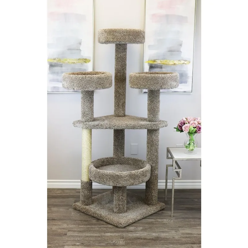 130012-Neutral Main Coon Cat Tower Cat Tree