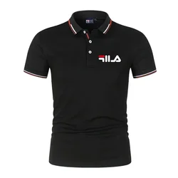 Summer Luxury Polo Shirt Mens Brand Polo Plus Size T Shirts Stritching Shorts Sleeve Collar Business Tee Shirt 4XL