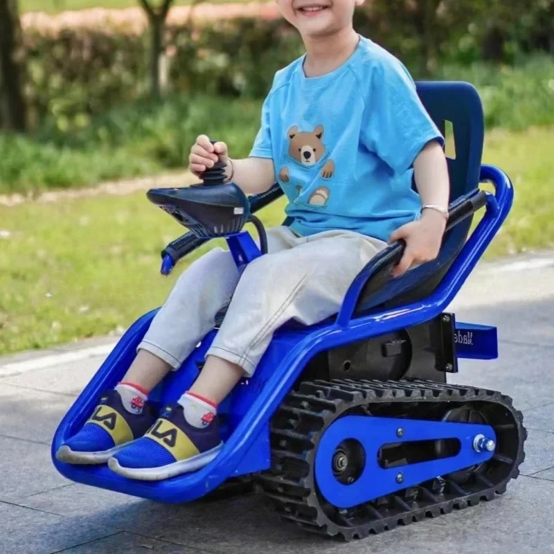 Tank Vehicle All-terrain Kart Four-wheeled Off-Road Ecological Park Farm Grassland Amusement Equipment Children's Tracked Small