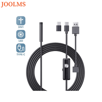 2m/3.5m USB Endoscope Type C Borescope for OTG Android Phone, Windows PC, MacBook 5.5 mm 7mm Inspection Snake Camera