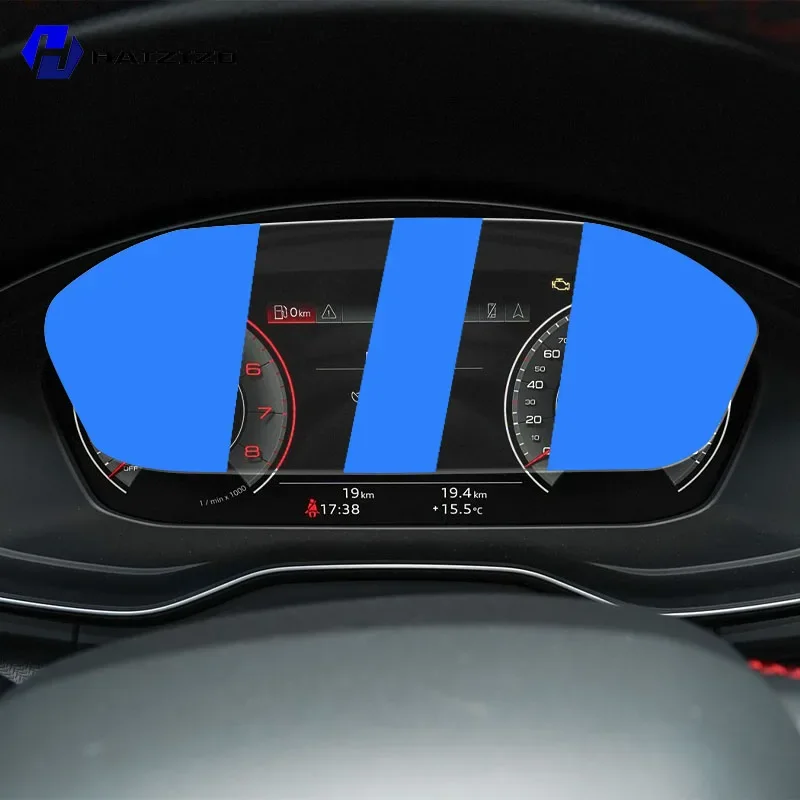 For Audi Q5 2021-2024 Car speedometer LCD screen protective film anti fingerprint tempered glass accessories anti scratch refit