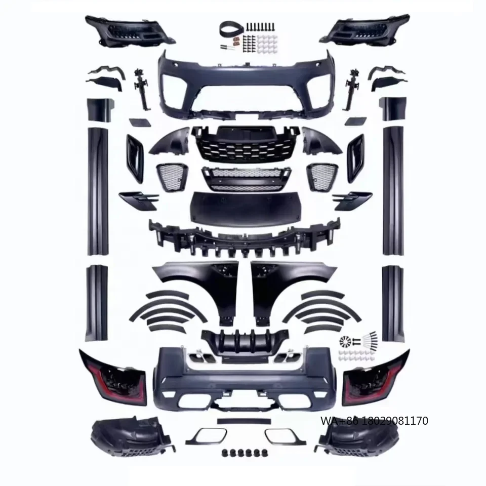

Комплект для рестайлинга кузова Range Rover Sport 2014-2017: Обновление до стиля Racing 2020 SVR, бампер и аксессуары