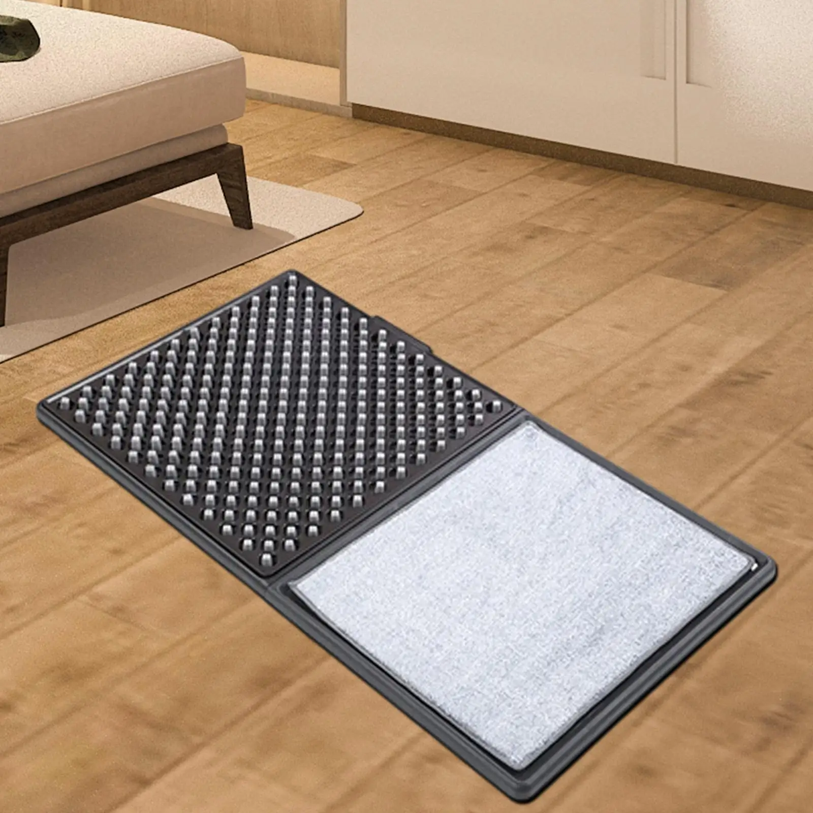 Sanitizing Floor Mat Entrance Rug Non Slip Shoe Cleaning Doormat for Front Door Modern