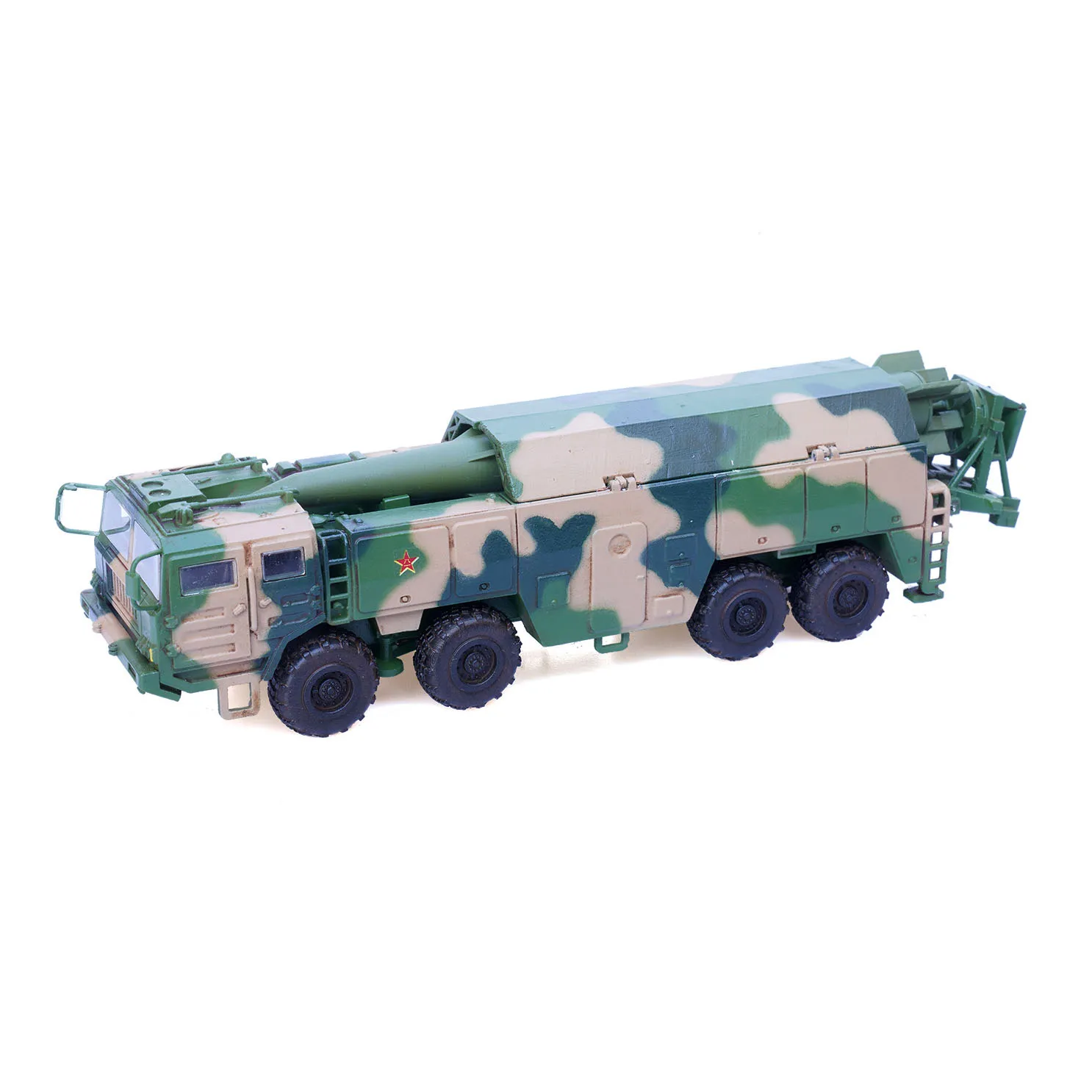 1/72 Scale Product Of 3D-printed Resin Material China Rocket Force DF-15 Ballistic Missile Launcher Militarized Combat Car Model