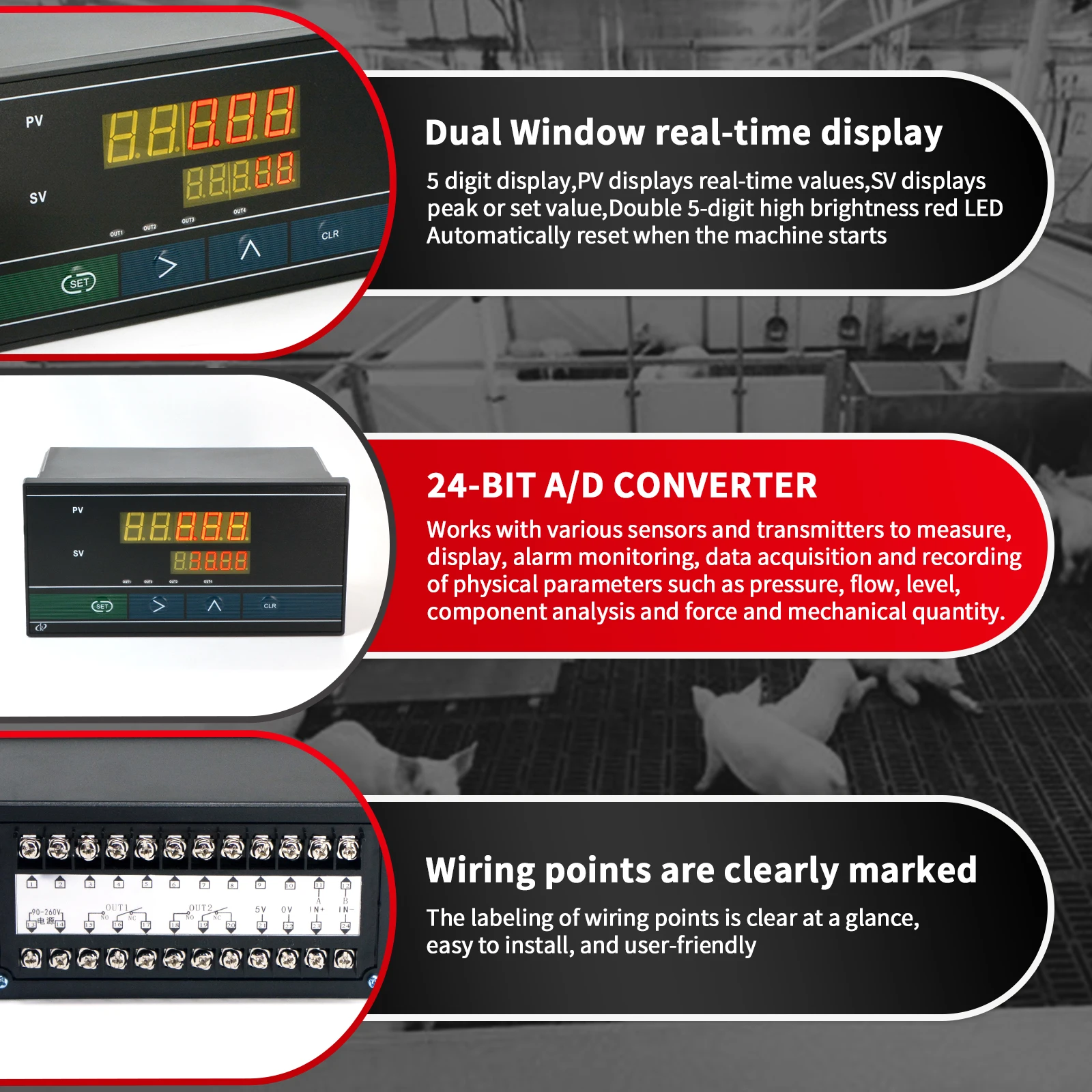 MINI S Load Cell Sensor with Indicator，Test Tension and Compression